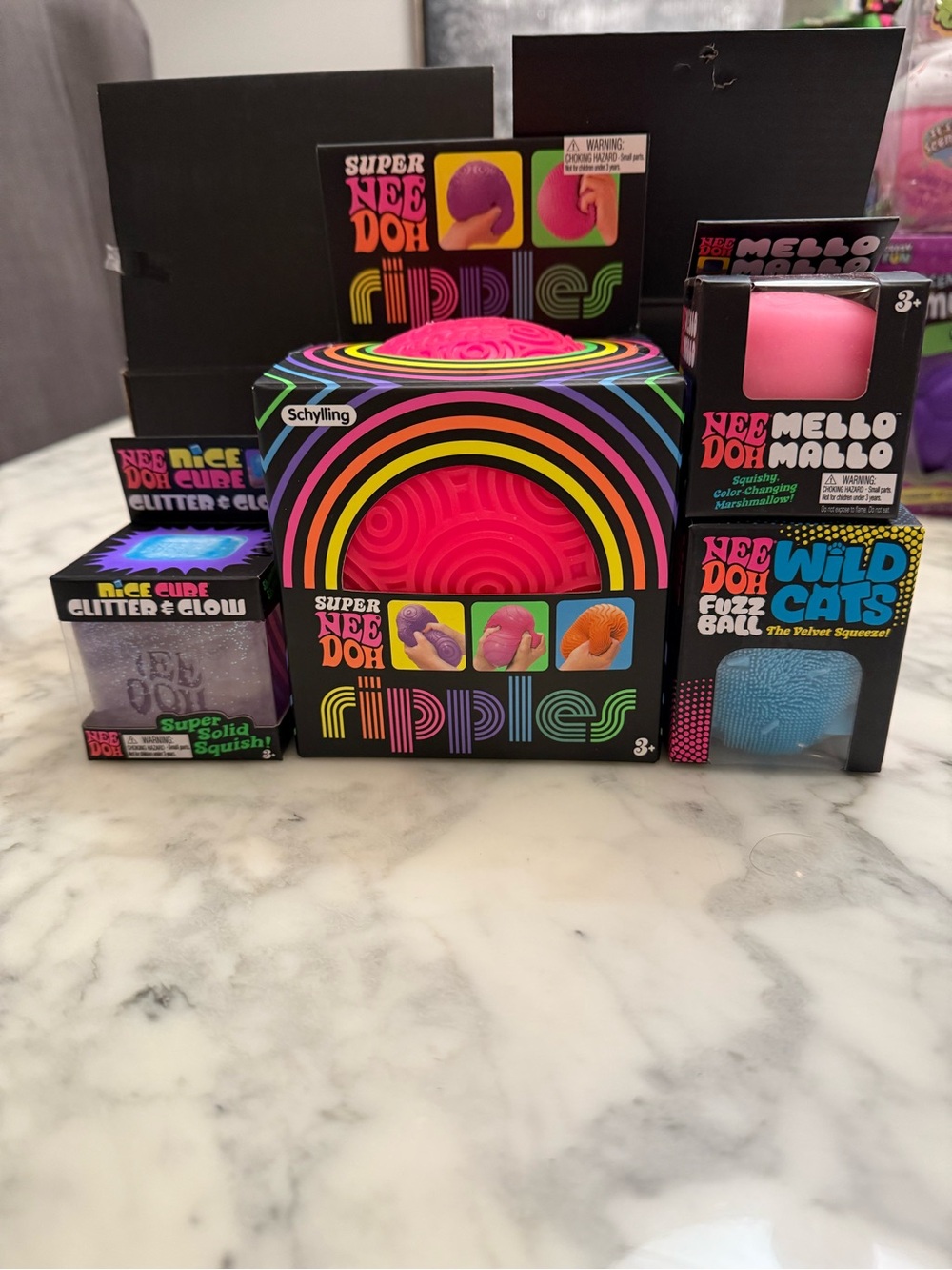 Super NeeDoh Groovy Glob Bundle of 4